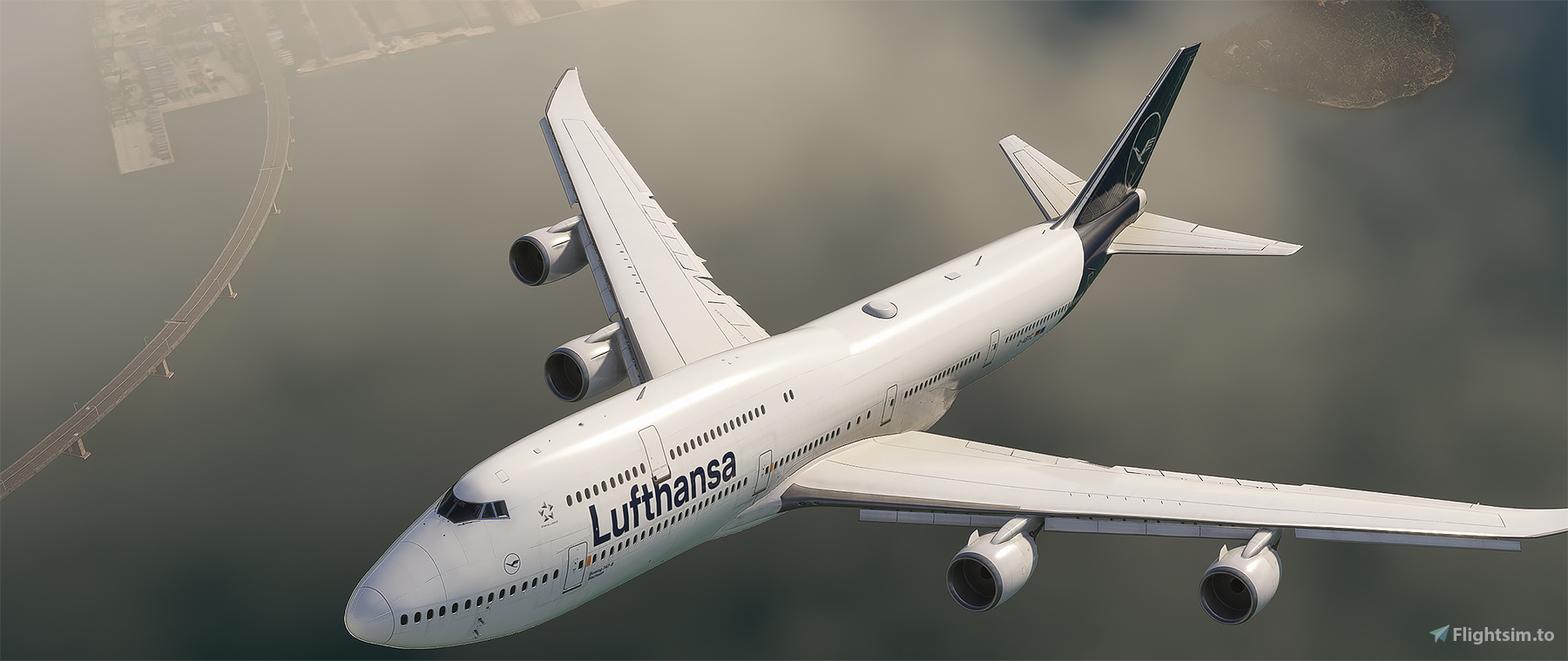 Salty 747-8i Lufthansa D-ABYC weathered. for Microsoft Flight