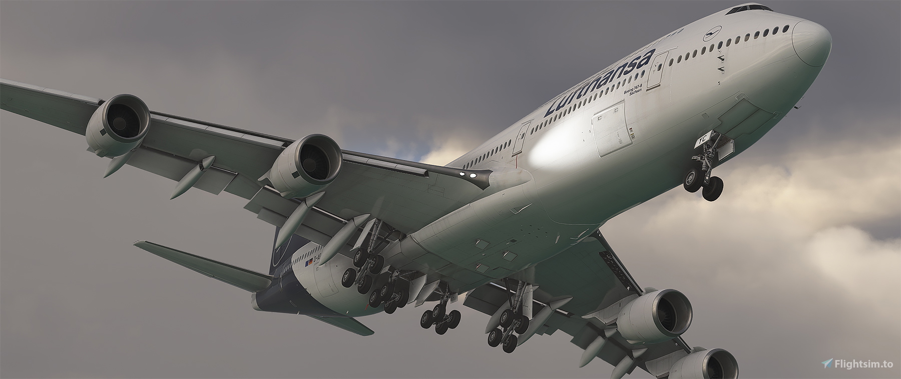 Salty 747-8i Lufthansa D-ABYC weathered. for Microsoft Flight