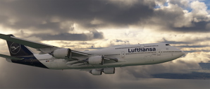 Salty 747-8i Lufthansa D-ABYC weathered. thumbnail 4