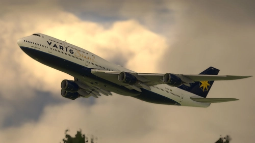 Salty 747-8i VARIG PP-VNH Fictional