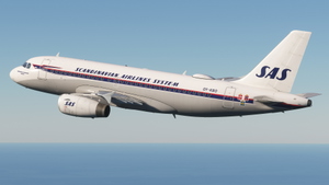 SAS Scandinavian Airlines | Pack w/ Cabin | Fenixsim Airbus A319 thumbnail 4