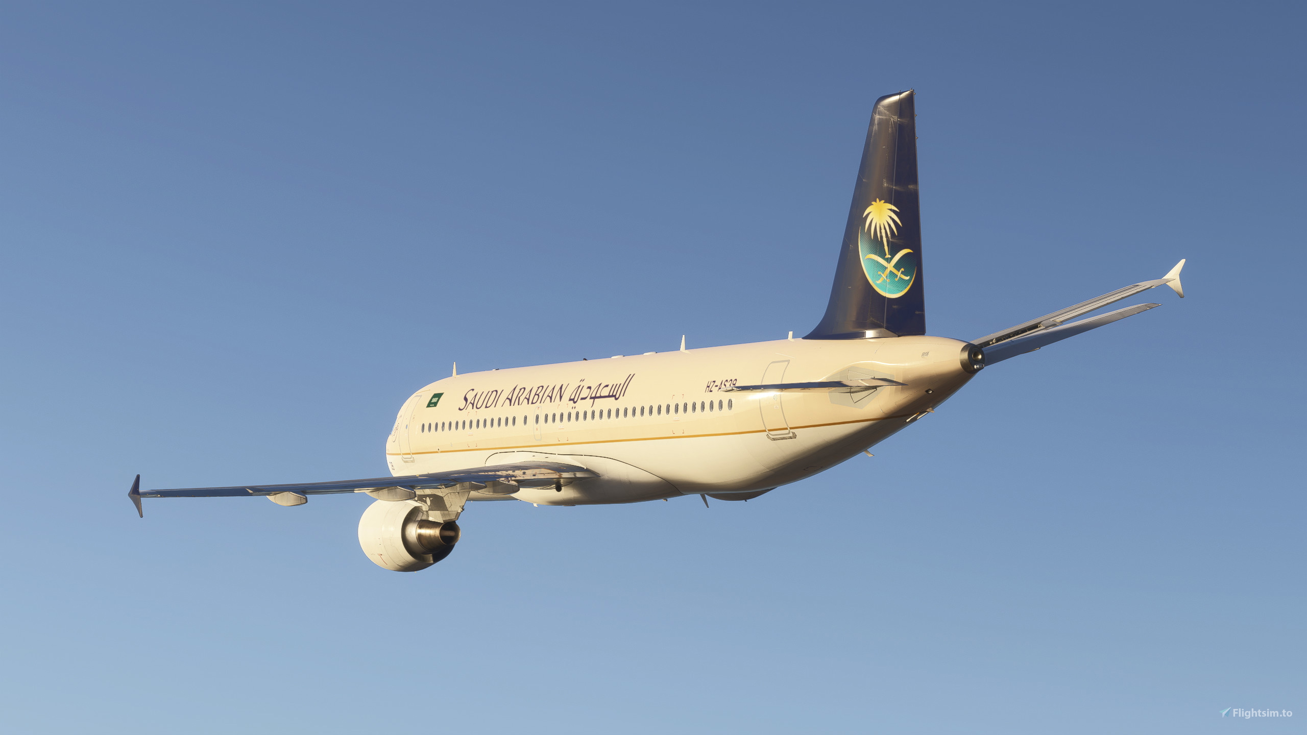 Saudi Arabian Airlines HZ-AS39 | Fenix A320 のために Microsoft