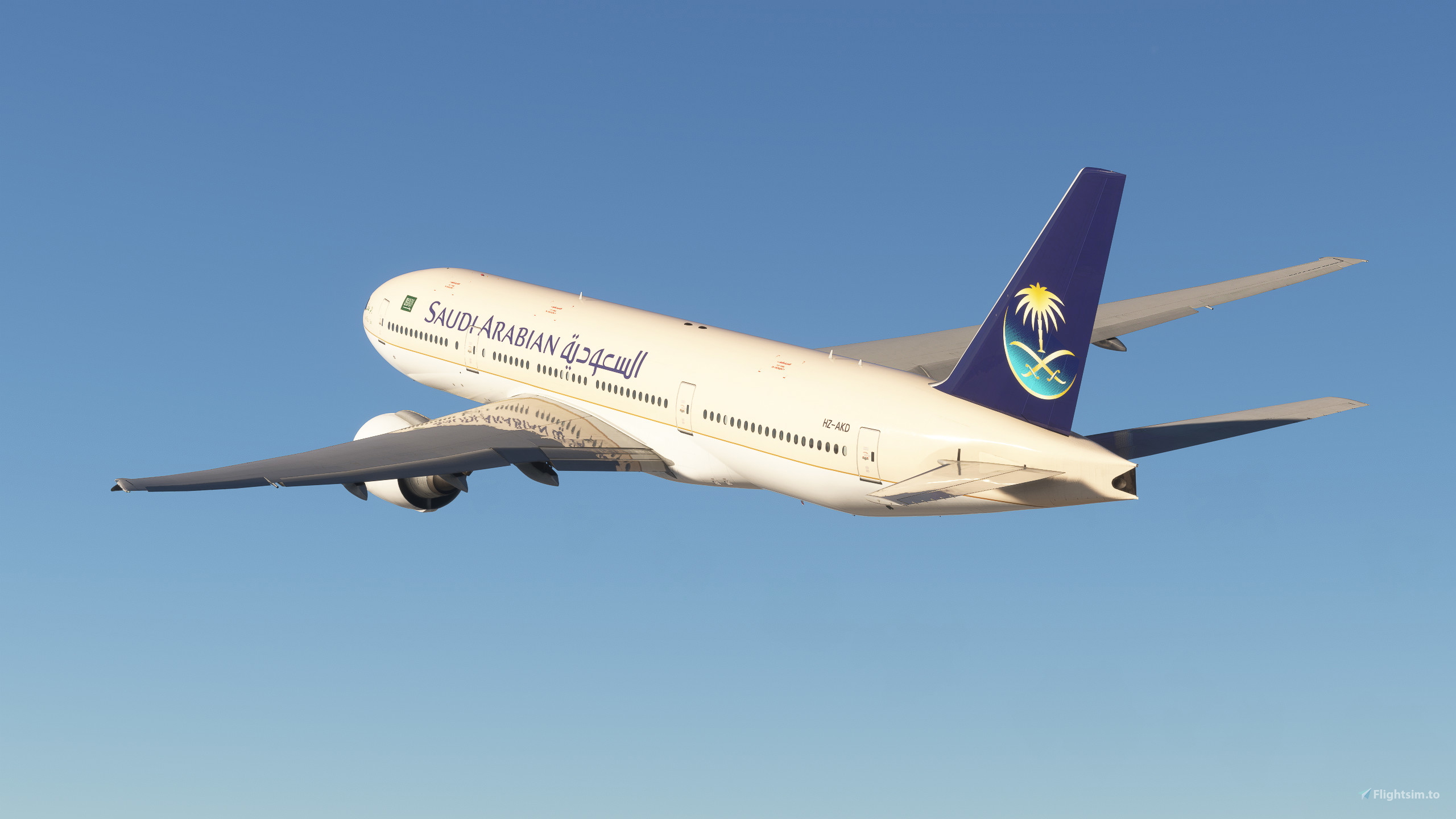 SAUDI ARABIAN AIRLINES BOEING777す Saudi Arabian Airlines, Boeing 777-300ER, HZ-AK44. Saudi