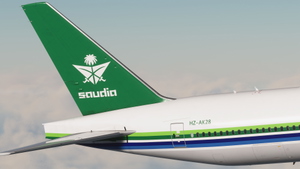 Saudia (HZ-AK28 - Retro design) - PMDG 777-300ER thumbnail 2