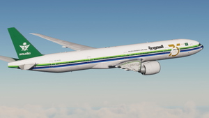 Saudia (HZ-AK28 - Retro design) - PMDG 777-300ER thumbnail 3