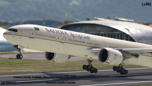 Saudia (HZ-AK42) PMDG 777-300ER - 8K thumbnail 6