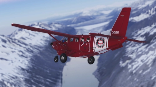 SayIntentions.AI Red SkyOps Livery for SimWorks Studios Kodiak 100 Tundra Tires