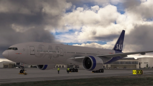 Scandinavian Airlines & Cabin PMDG B777-200LR