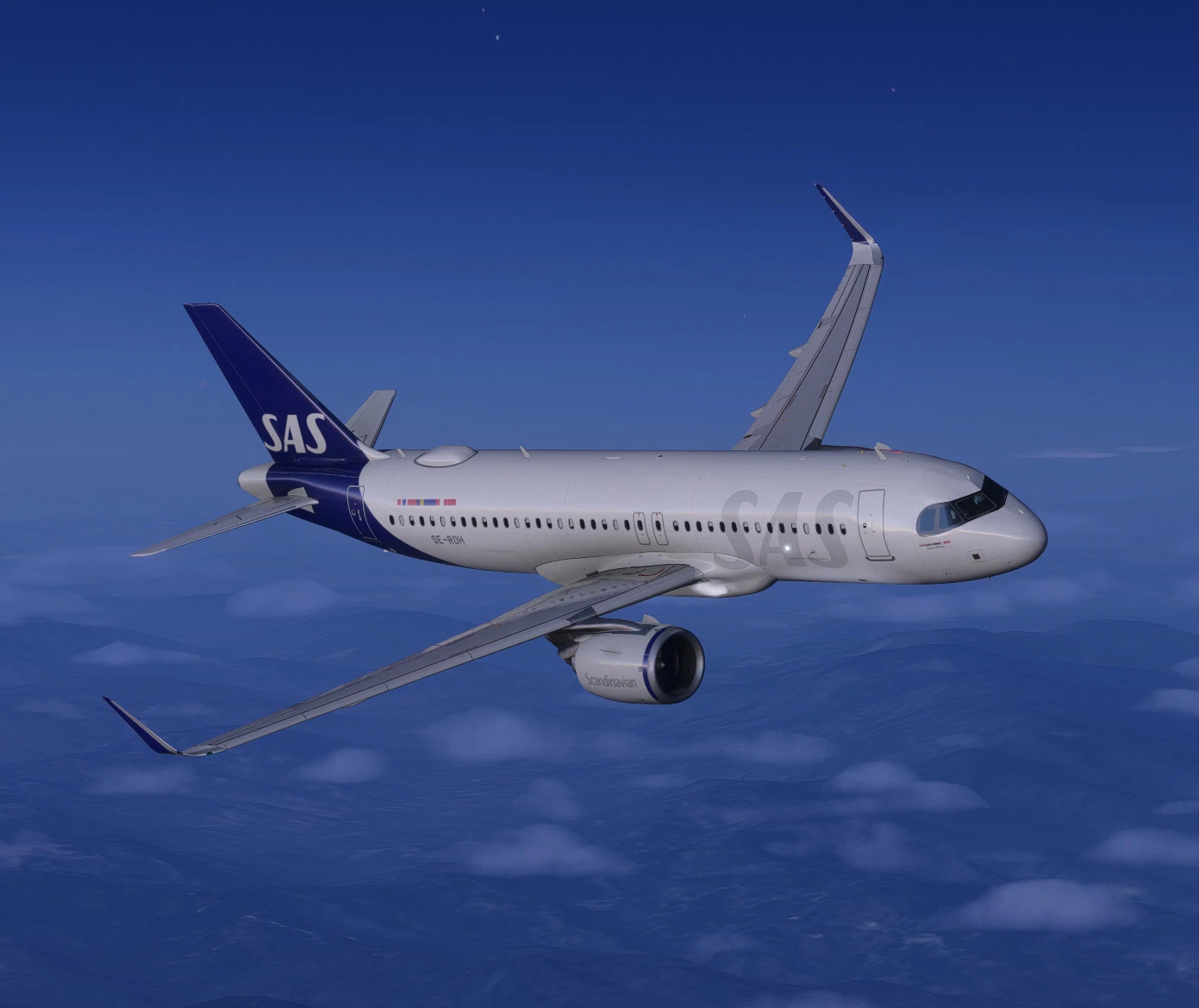 Scandinavian Airlines (SE-ROH) w/Cabin for MSFS2024 | Inibuilds A320NEO - Image 1