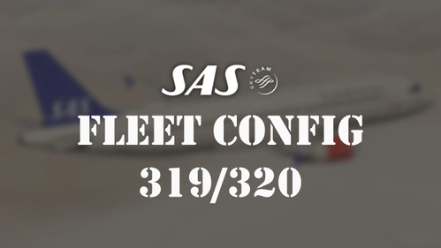 Scandinvian Airlines (SAS) fleet (Fenix) - GSX Pro Configs