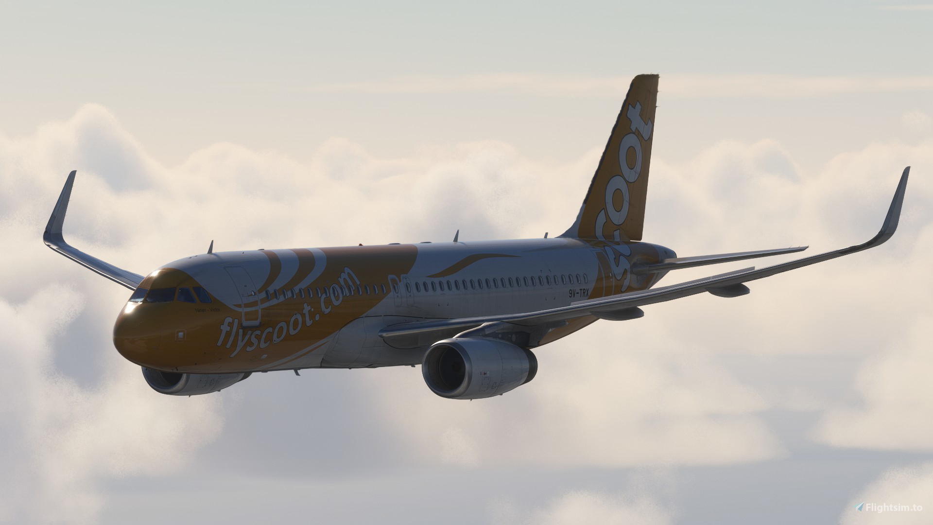 Scoot Fenix A320 (WTF/SL) w/Cabin for Microsoft Flight