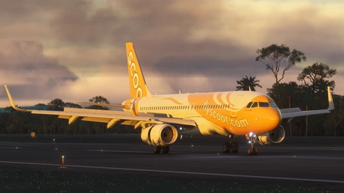 Scoot A320-232 w/Cabin 8K | Fenix A320 BFU