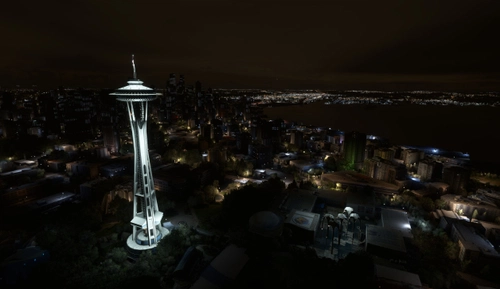 Seattle Space Needle Night Light