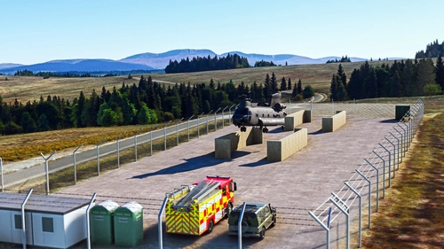 Sennybridge Training Area Helipads