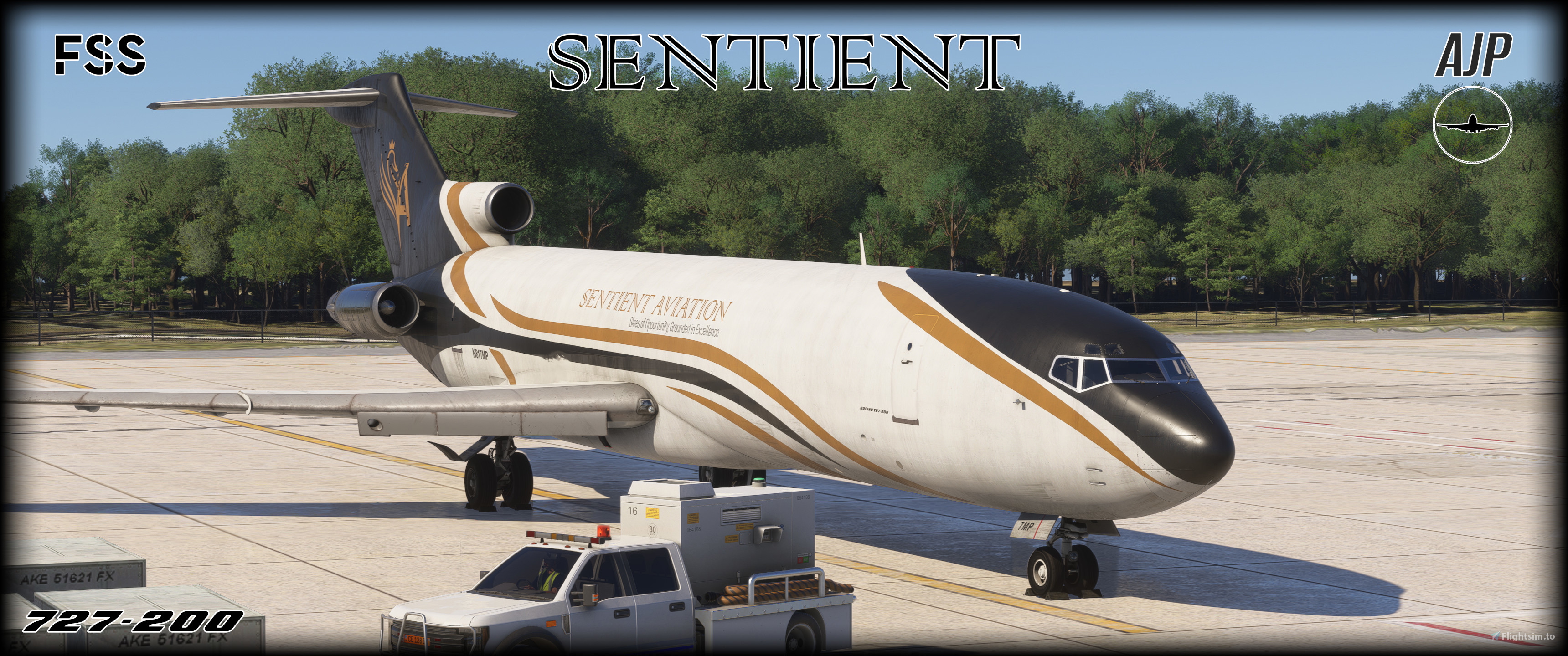 Sentient Aviation - 2-Pack - Boeing 727-200F - Fictional