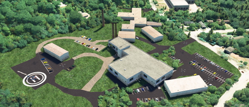 Shelburne Roseway Hospital Helipad, Shelburne, Nova Scotia, Canada
