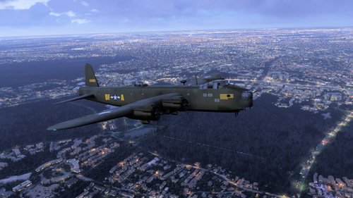 Short Stirling with a B-17G Sally B Style Livery