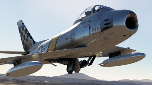 Shrike F-86E-10 NA51  USAF  16th FIS 51th FIW
