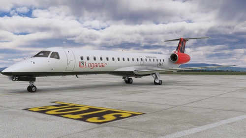 Sim Federation Loganair Embraer 145 G-SAJC