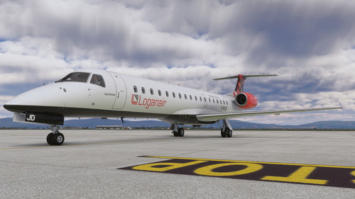 Sim Federation Loganair Embraer 145 G-SAJD