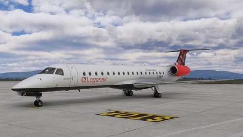 Sim Federation Loganair Embraer 145 G-SAJF