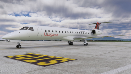 Sim Federation Loganair Embraer 145 G-SAJE