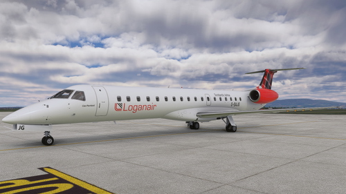Sim Federation Loganair Embraer 145 G-SAJG