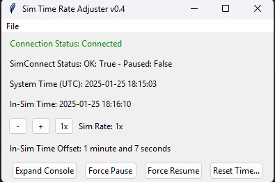 Sim Time Rate Adjuster for MSFS 2024 - Image 1