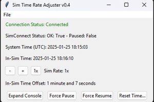 Sim Time Rate Adjuster for MSFS 2024 thumbnail 1
