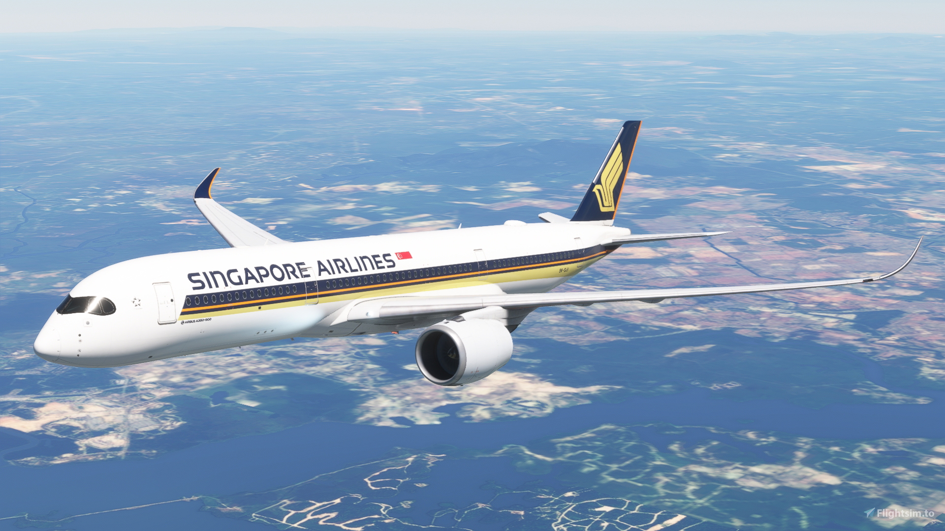 Singapore Airlines 9V-SJI A350-900 for Microsoft Flight Simulator