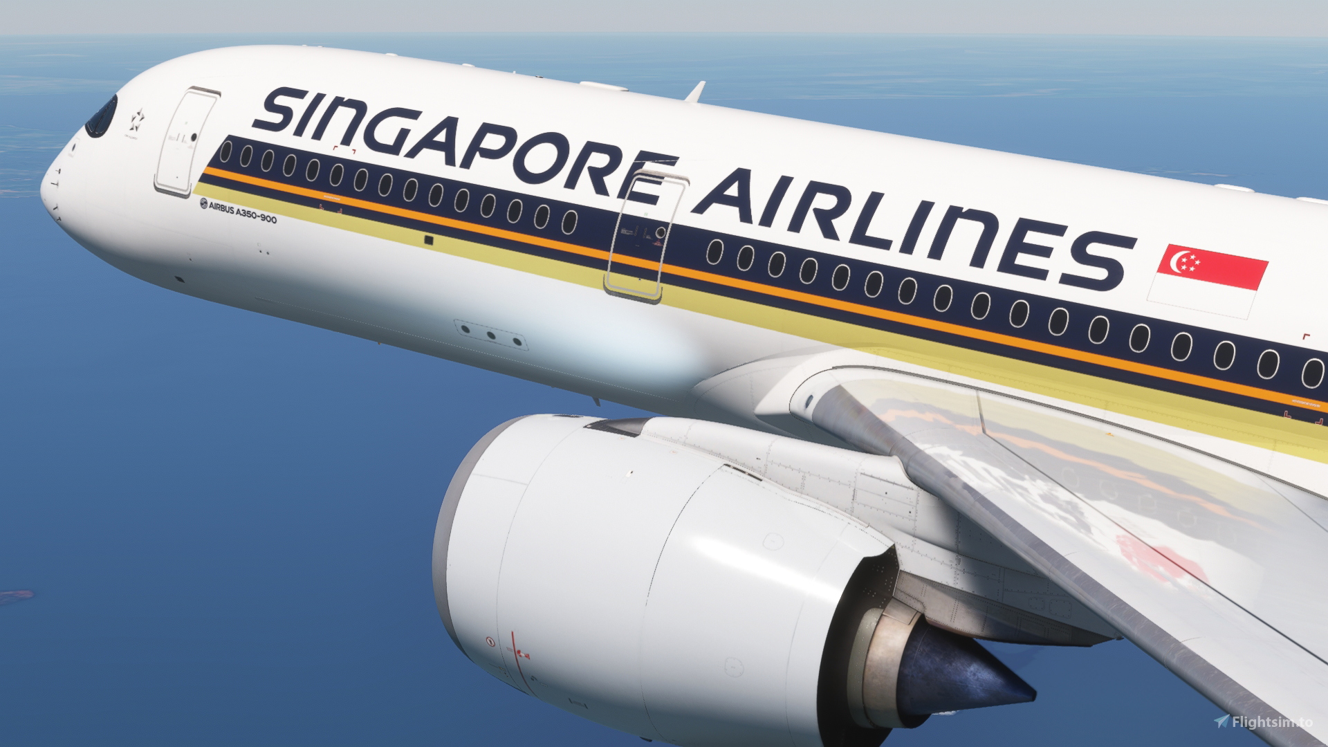 Singapore Airlines 9V-SJI A350-900 for Microsoft Flight Singapore Airlines 9V-SJI A350-900 for Microsoft Flight