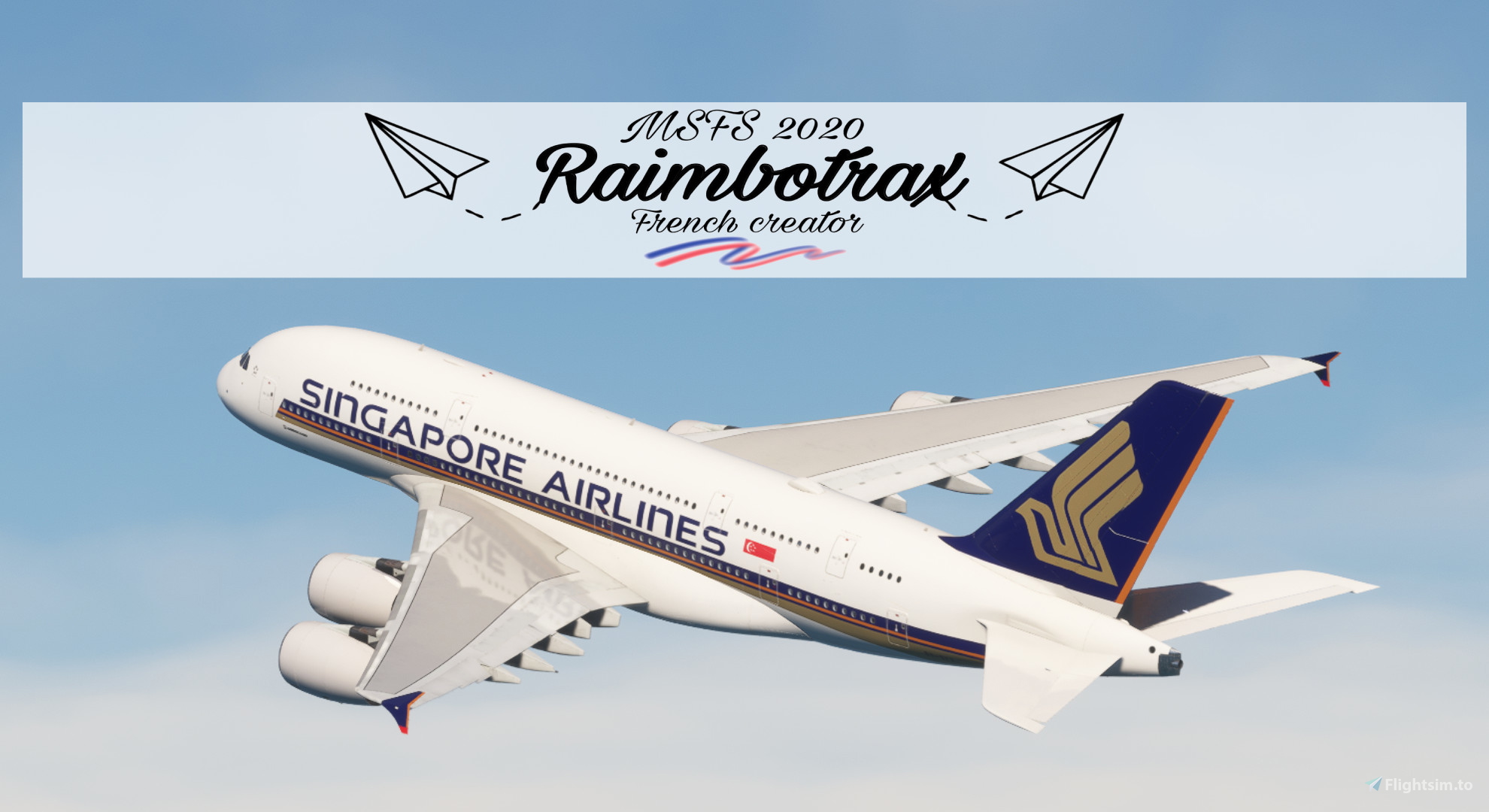 Singapore Airlines 9V-SKV FlyByWire A380 [raimbotrax][8K] for