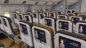 Singapore Airlines [9V-SQN] w/Cabin PMDG B777-200ER thumbnail 8
