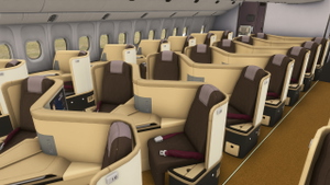 Singapore Airlines [9V-SQN] w/Cabin PMDG B777-200ER thumbnail 9