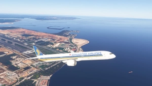 Singapore Airlines 9VSDA Asobo Boeing 787-10 - 4K thumbnail 8