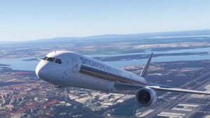 Singapore Airlines 9VSDA Asobo Boeing 787-10 - 4K thumbnail 1