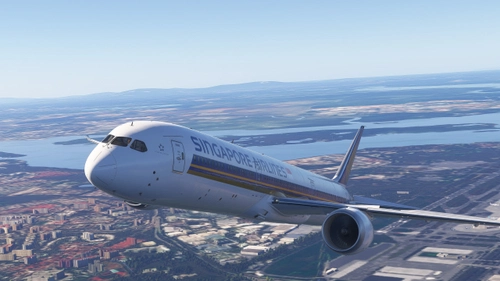 Singapore Airlines 9VSDA Asobo Boeing 787-10 - 4K
