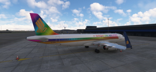 Singapore Airlines A320IAE-SL World Pride Edition (Fictional)