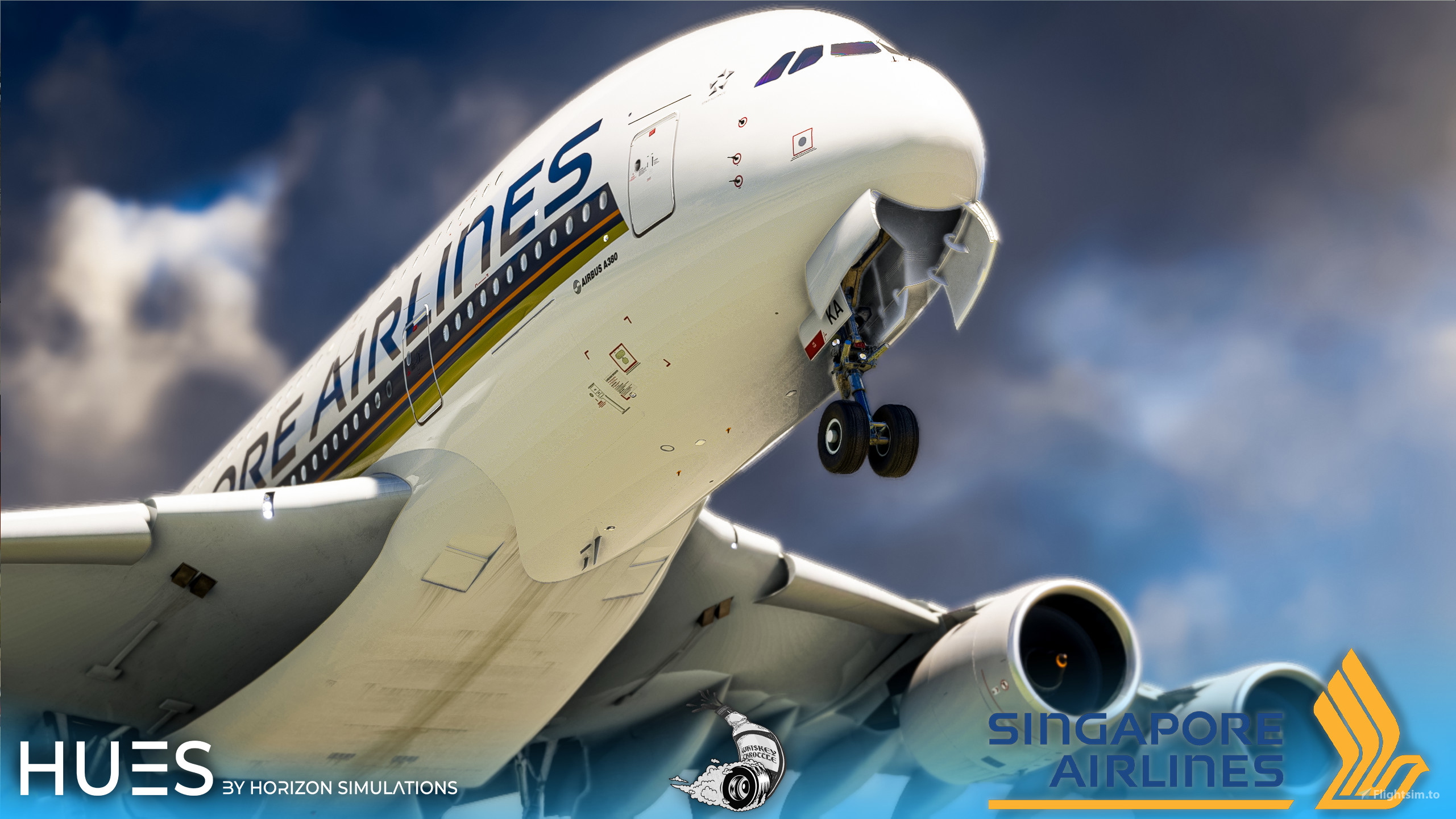 Singapore Airlines Pack w/Cabin - FBW A380X for Microsoft Flight