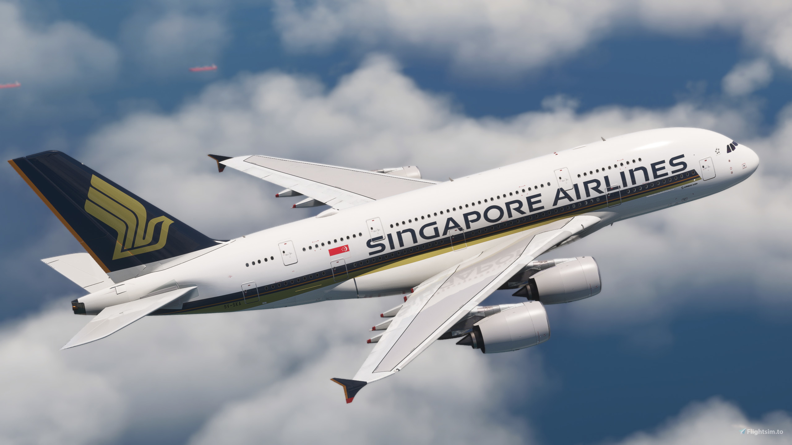Singapore Airlines Pack w/Cabin - FBW A380X for Microsoft Flight