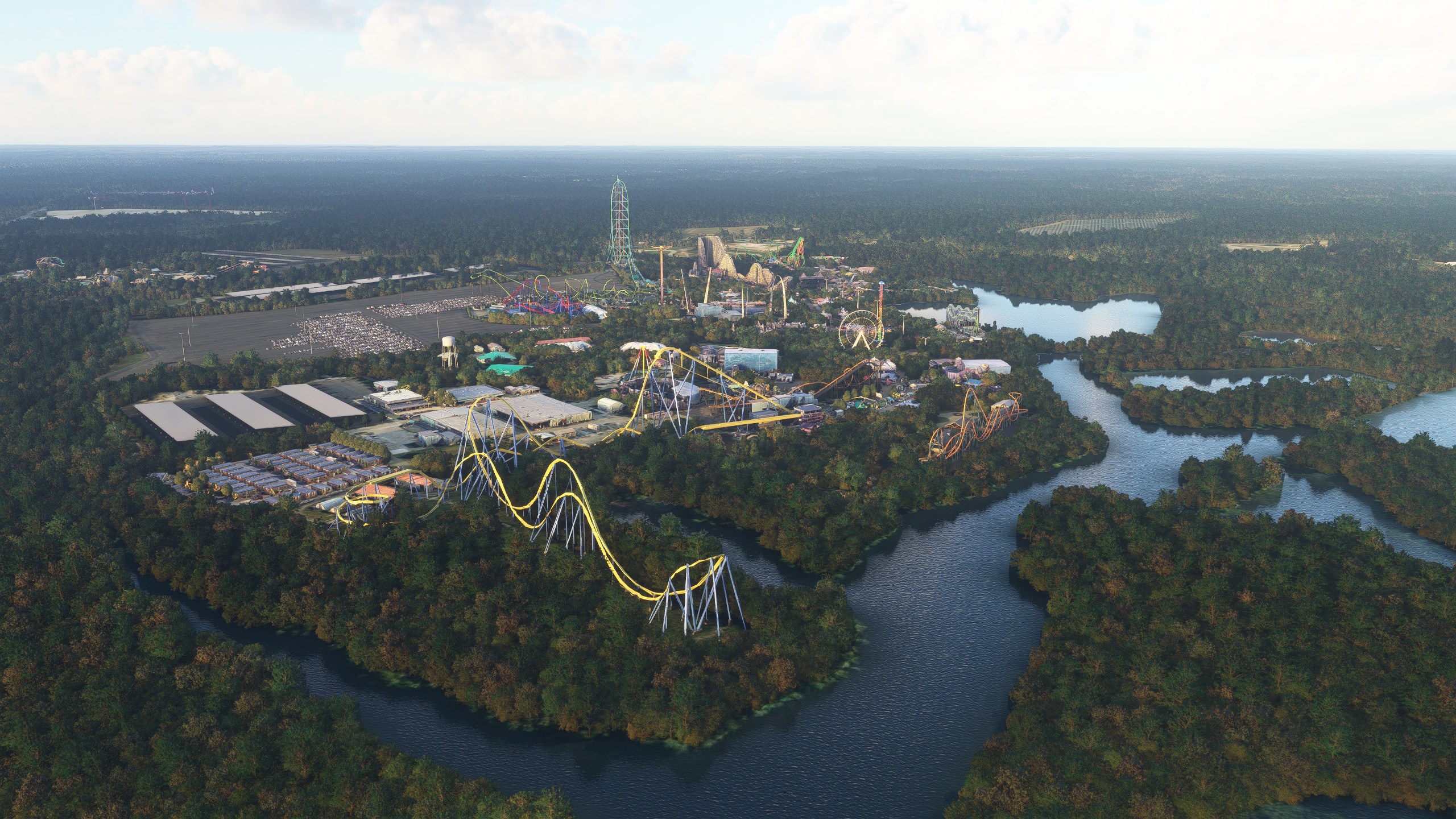 Six Flags Great Adventure Theme Park and Safari - NJ, USA (includes 2NJ4 - SFGAdv Heliport) - Image 1