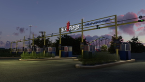 Six Flags Great Adventure Theme Park and Safari - NJ, USA (includes 2NJ4 - SFGAdv Heliport) thumbnail 5
