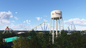 Six Flags Great Adventure Theme Park and Safari - NJ, USA (includes 2NJ4 - SFGAdv Heliport) thumbnail 9