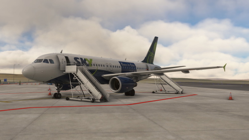 Sky Airline CC-AIB old Liverie