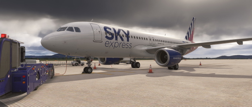 Sky Express Fenix A320SL CFM Repaint + CABIN