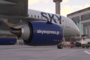 Sky Express (SX-IOG) for MSFS2024 | Inibuilds A320NEO thumbnail 8