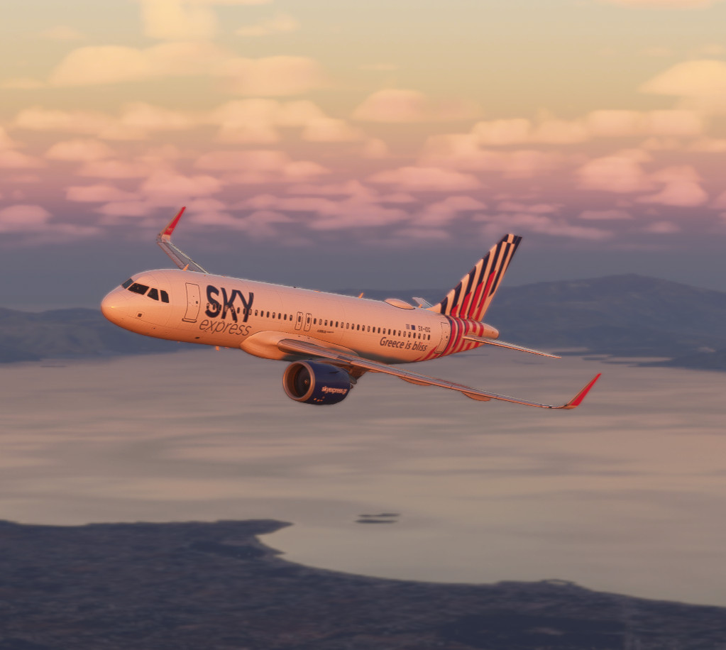 Sky Express (SX-IOG) for MSFS2024 | Inibuilds A320NEO - Image 1