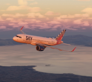 Sky Express (SX-IOG) for MSFS2024 | Inibuilds A320NEO thumbnail 1