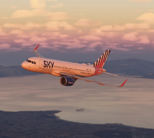 Sky Express (SX-IOG) for MSFS2024 | Inibuilds A320NEO
