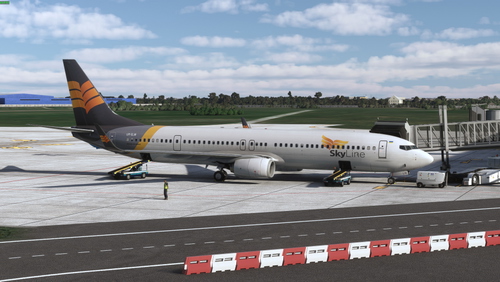SkyLine Express I UR-SLW w/dirty [4K] I PMDG 737-900ER